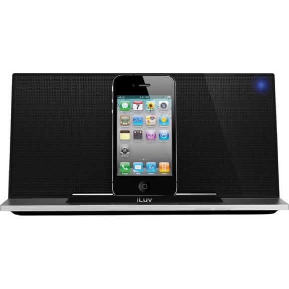 iPhone & iPod Stereo Speaker Dock by iLuv | iLuv Portable Audio & Video - Picture 10 of 11